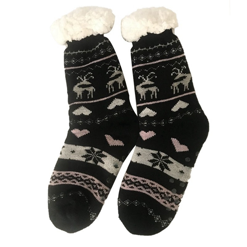 LuxeHaven Love Striped Knit Socks