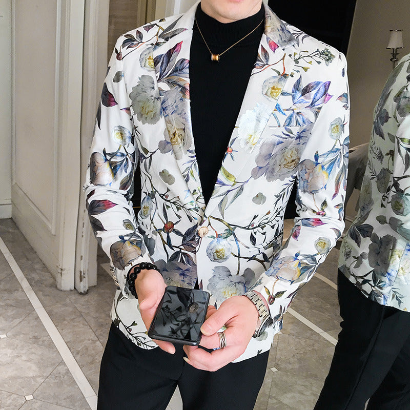 Trendy Youth Men’s Slim Fit Suit – Modern Handsome Formal Style | LuxeHaven