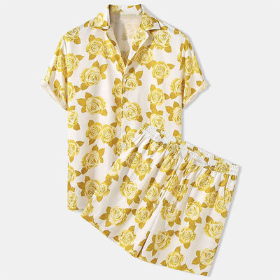 New Men's Hawaii Beach Print Suit