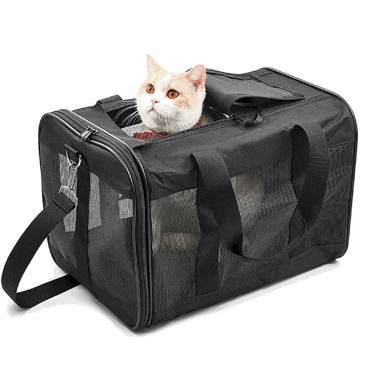 Foldable Pet Travel Bag | Lightweight & Portable Dog & Cat Carrier – LuxeHaven