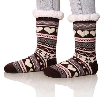 LuxeHaven Love Striped Knit Socks