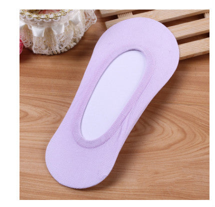 Women’s Non-Slip Candy Color Boat Socks | LuxeHaven Home Comfort Collection