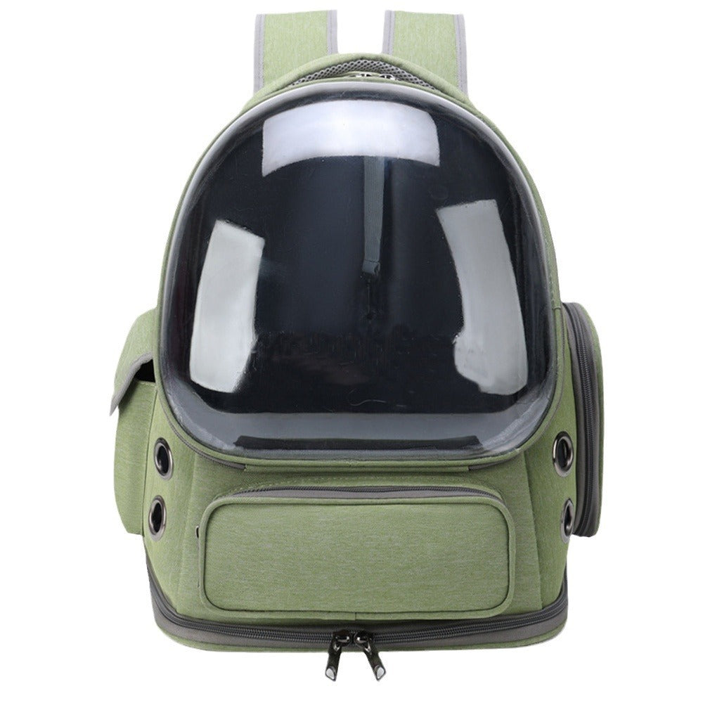 Transparent Space Capsule Pet Backpack | Breathable Cat & Dog Travel Carrier – LuxeHaven