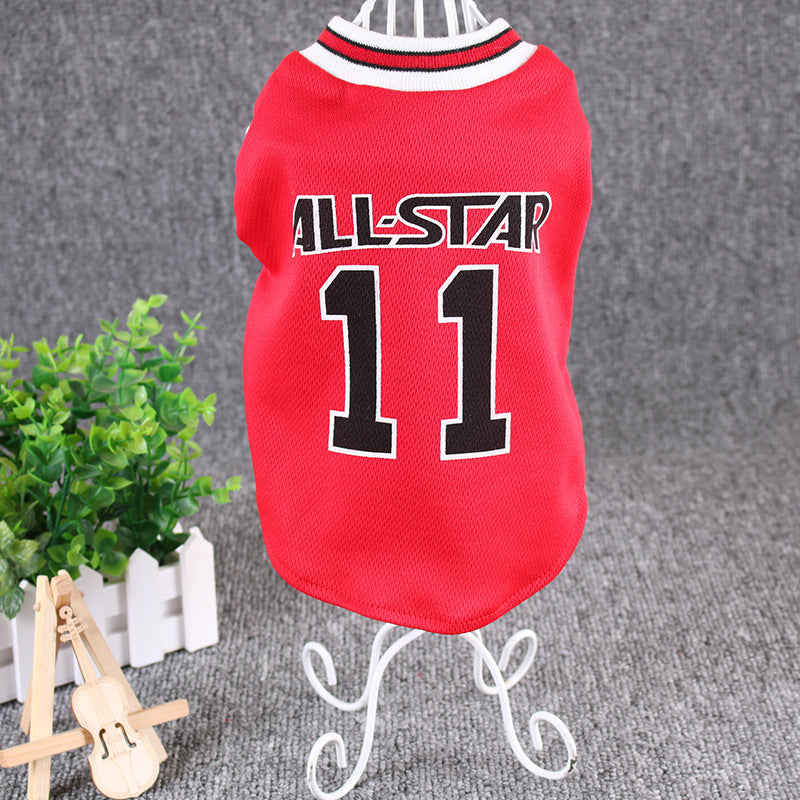 World Cup Dog Vest | Sporty Pet Outfit for Spring & Summer – LuxeHaven