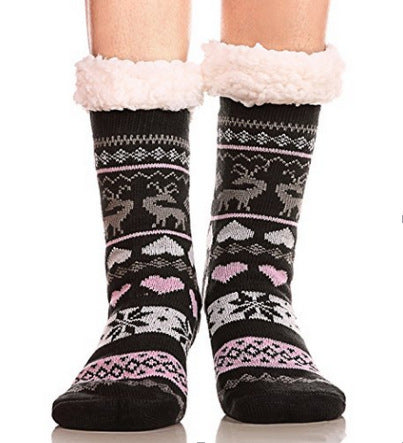 LuxeHaven Love Striped Knit Socks
