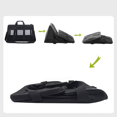 Foldable Pet Travel Bag | Lightweight & Portable Dog & Cat Carrier – LuxeHaven