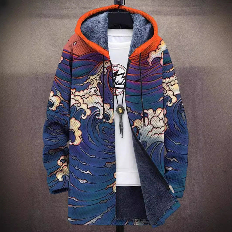 Men’s 3D Digital Print Jacket – Bold Urban Streetwear | LuxeHaven