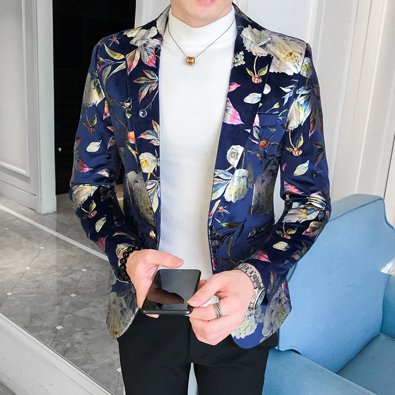 Trendy Youth Men’s Slim Fit Suit – Modern Handsome Formal Style | LuxeHaven