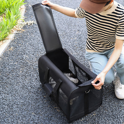 Foldable Pet Travel Bag | Lightweight & Portable Dog & Cat Carrier – LuxeHaven