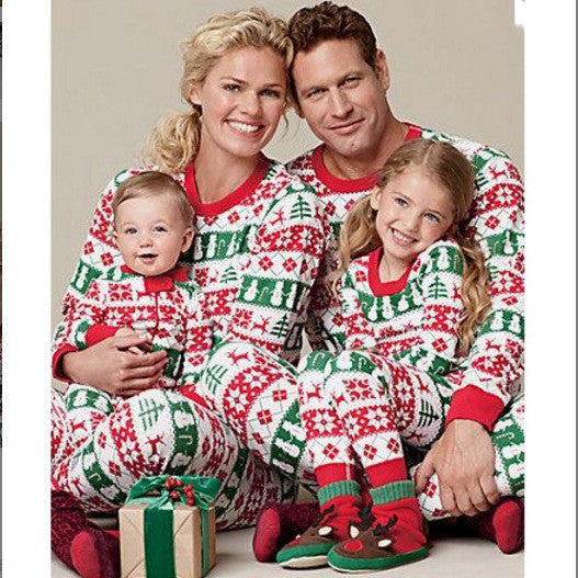 LuxeHaven Christmas fashion casual parent-child matching wear for festive family celebrations