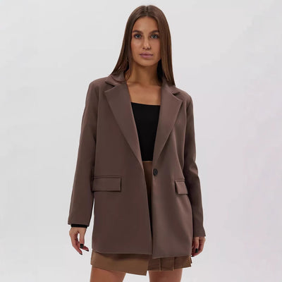 Casual Long Sleeve Loose Slimming Thin Coat