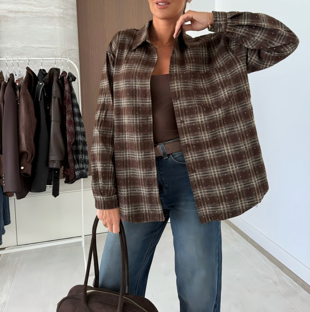 Winter Fashion Casual Single-breasted Women's Vintage Coat