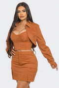 LuxeHaven™ Skirt Set for women featuring a coordinated two-piece design with a flattering and stylish silhouette