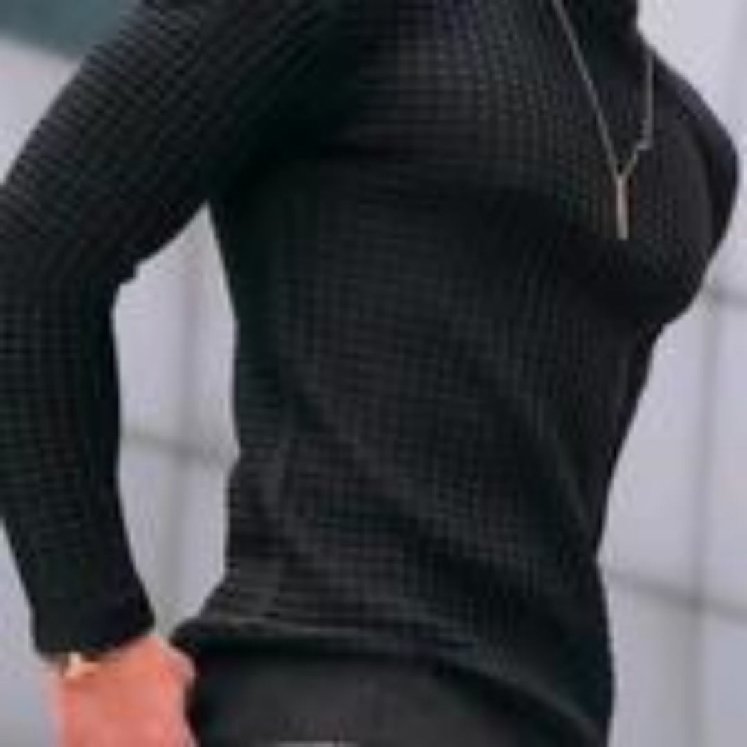 LuxeHaven Export Quality Jacquard Round Neck Hoodie | English, European & American Sizes – Unisex