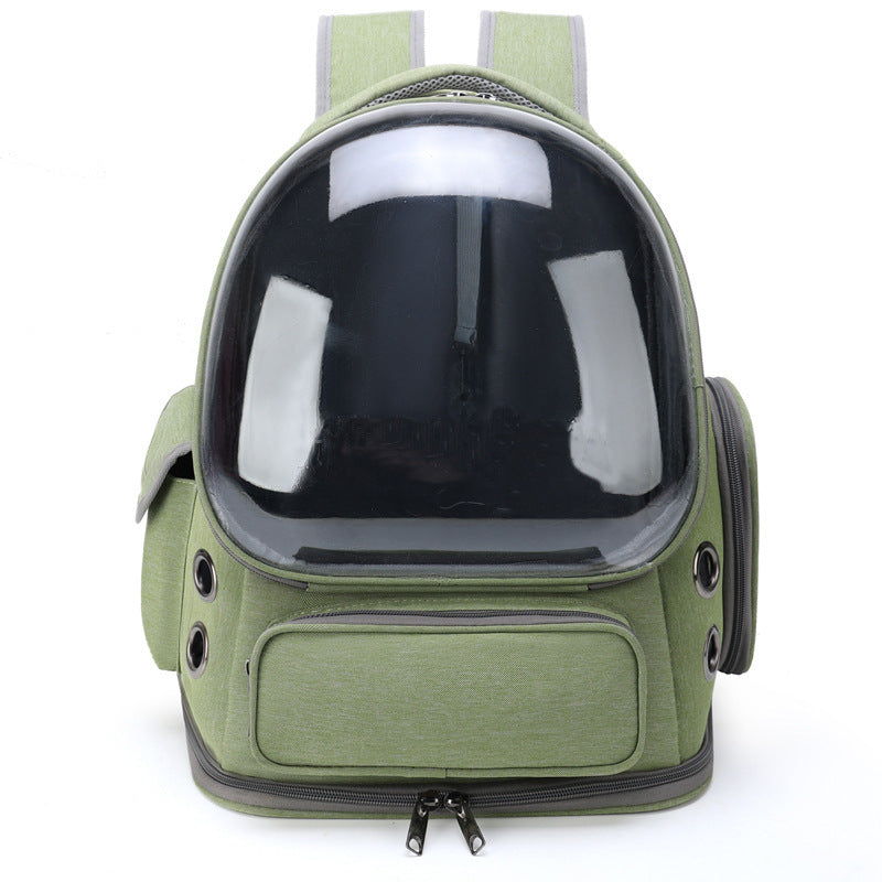 Transparent Space Capsule Pet Backpack | Breathable Cat & Dog Travel Carrier – LuxeHaven
