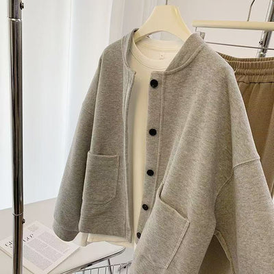Women's Loose Casual Button Fashion Jacket