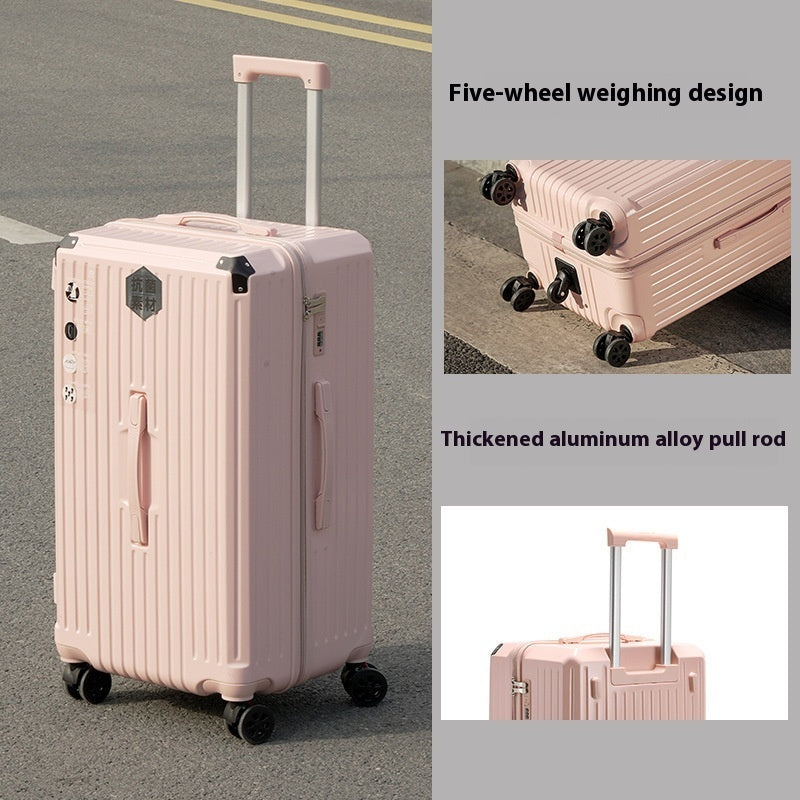 Five-Wheel Travel Trolley Case | Extra-Large Rolling Luggage – LuxeHaven