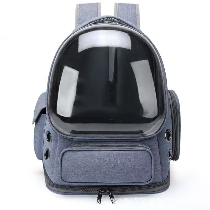 Transparent Space Capsule Pet Backpack | Breathable Cat & Dog Travel Carrier – LuxeHaven