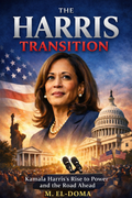 Cover of Kamala Harris: Her Journey, Challenges, and Legacy by M. El-Doma, presented by LuxeHaven, featuring Kamala Harris with a backdrop of the U.S. Capitol, representing her political journey and achievements.